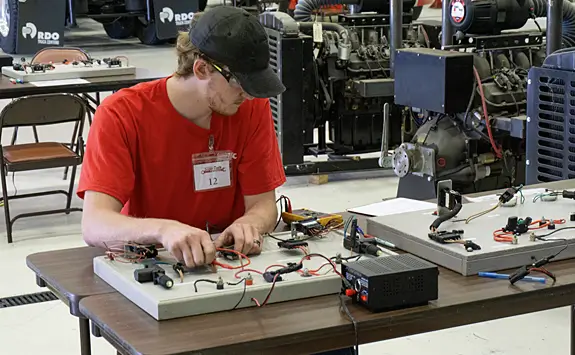 2025 Nebraska SuperTech competition electrical station