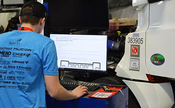 Nebraska SkillsUSA competitor
