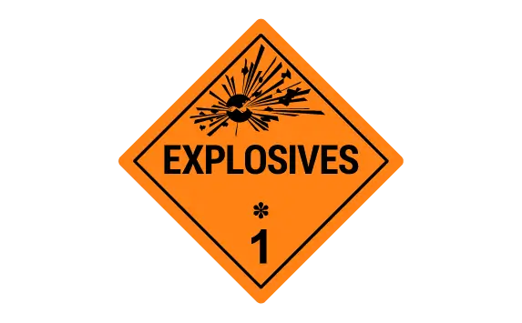 Class 1: Explosives