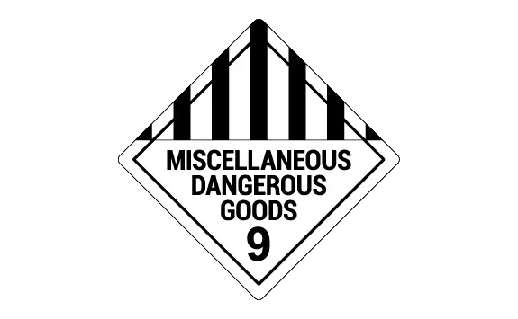 Class 9: Miscellaneous Dangerous Goods